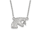 14k White Gold Logoart Florida Aandm University Small Pendant Necklace