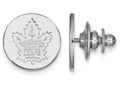 14k White Gold Nhl Logoart Toronto Maple Leafs Lapel Pin