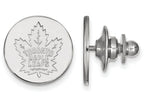 14k White Gold Nhl Logoart Toronto Maple Leafs Lapel Pin