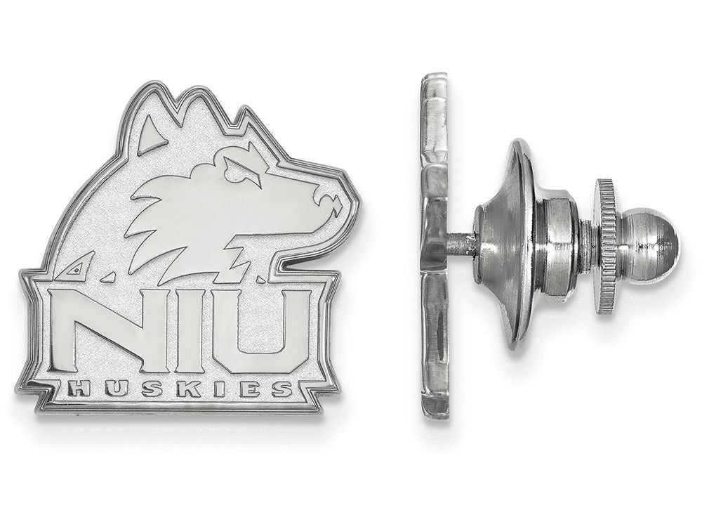 14k White Gold Logoart Northern Illinois University Lapel Pin