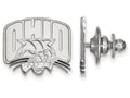 14k White Gold Logoart Ohio University Lapel Pin