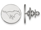 14k White Gold Logoart Southern Methodist University Tie Tac