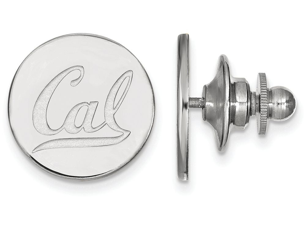 14k White Gold Logoart University Of California Berkeley Lapel Pin