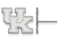 14k White Gold Logoart University Of Kentucky Small Post Earrings