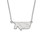 14k White Gold Logoart University Of North Dakota Small Pendant Necklace