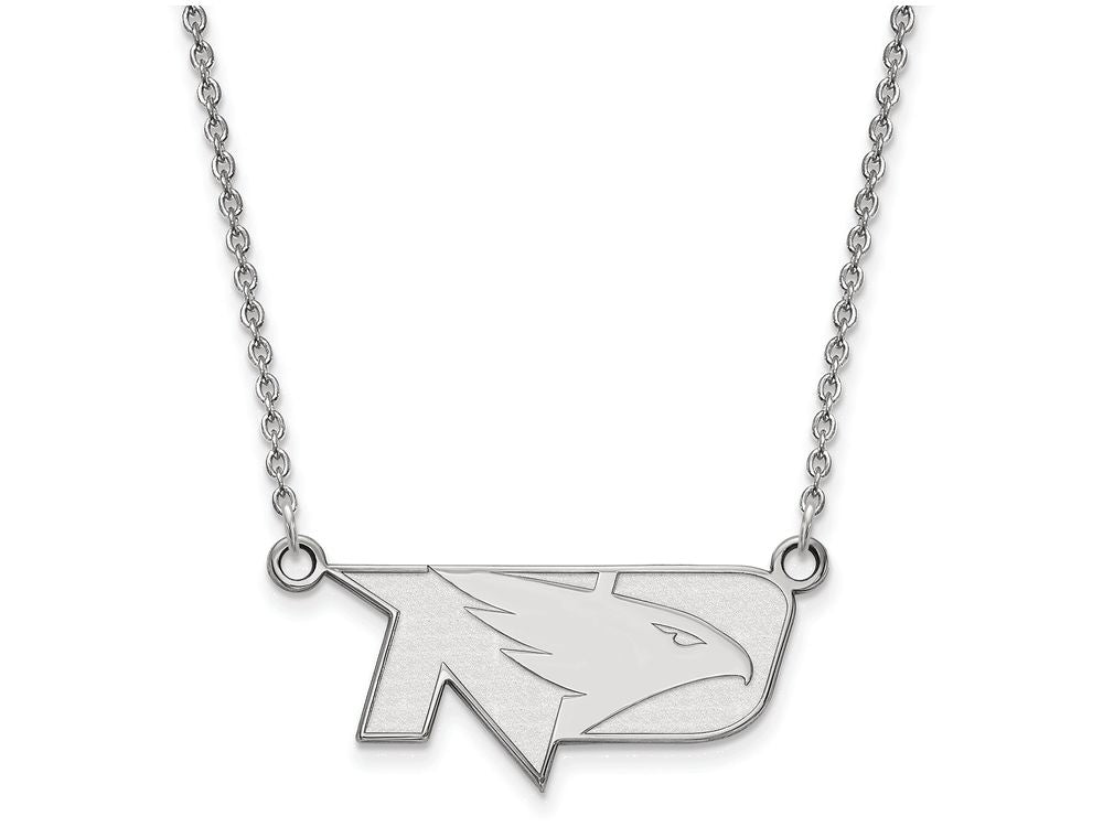 14k White Gold Logoart University Of North Dakota Small Pendant Necklace