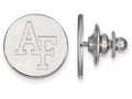 14k White Gold Logoart United States Air Force Academy Lapel Pin