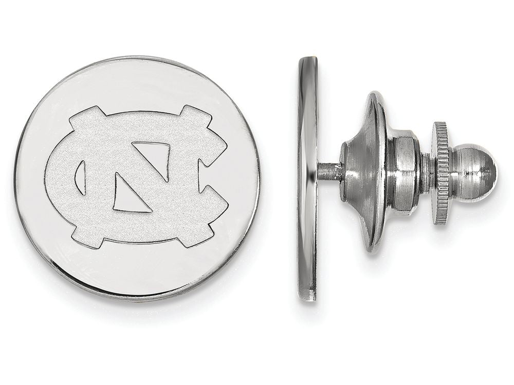 14k White Gold Logoart University Of North Carolina Tie Tac