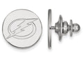 14k White Gold Nhl Logoart Tampa Bay Lightning Lapel Pin