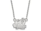 14k White Gold Logoart Old Dominion University Small Pendant Necklace