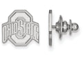 14k White Gold Logoart Ohio State University Lapel Pin