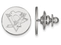 14k White Gold Nhl Logoart Pittsburgh Penguins Lapel Pin
