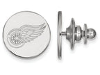 14k White Gold Nhl Logoart Detroit Red Wings Lapel Pin