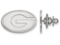 14k White Gold Logoart University Of Georgia Lapel Pin