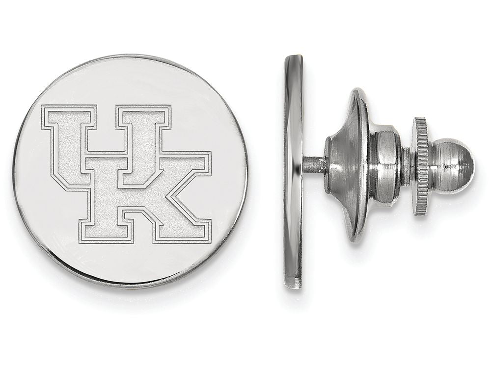 14k White Gold Logoart University Of Kentucky Lapel Pin