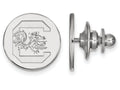 14k White Gold Logoart University Of South Carolina Lapel Pin