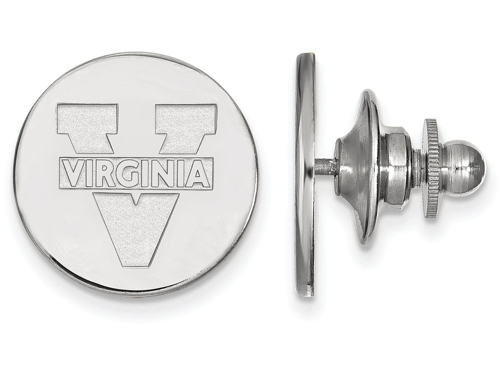 14k White Gold Logoart University Of Virginia Lapel Pin