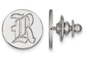 14k White Gold Logoart Rice University Lapel Pin