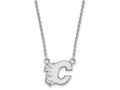 14k White Gold Nhl Logoart Calgary Flames Small Pendant Necklace