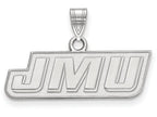 14k White Gold Logoart James Madison University Small Pendant