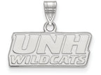 14k White Gold Logoart University Of New Hampshire Small Pendant