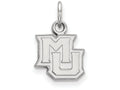 14k White Gold Logoart Marquette University Extra Small Pendant