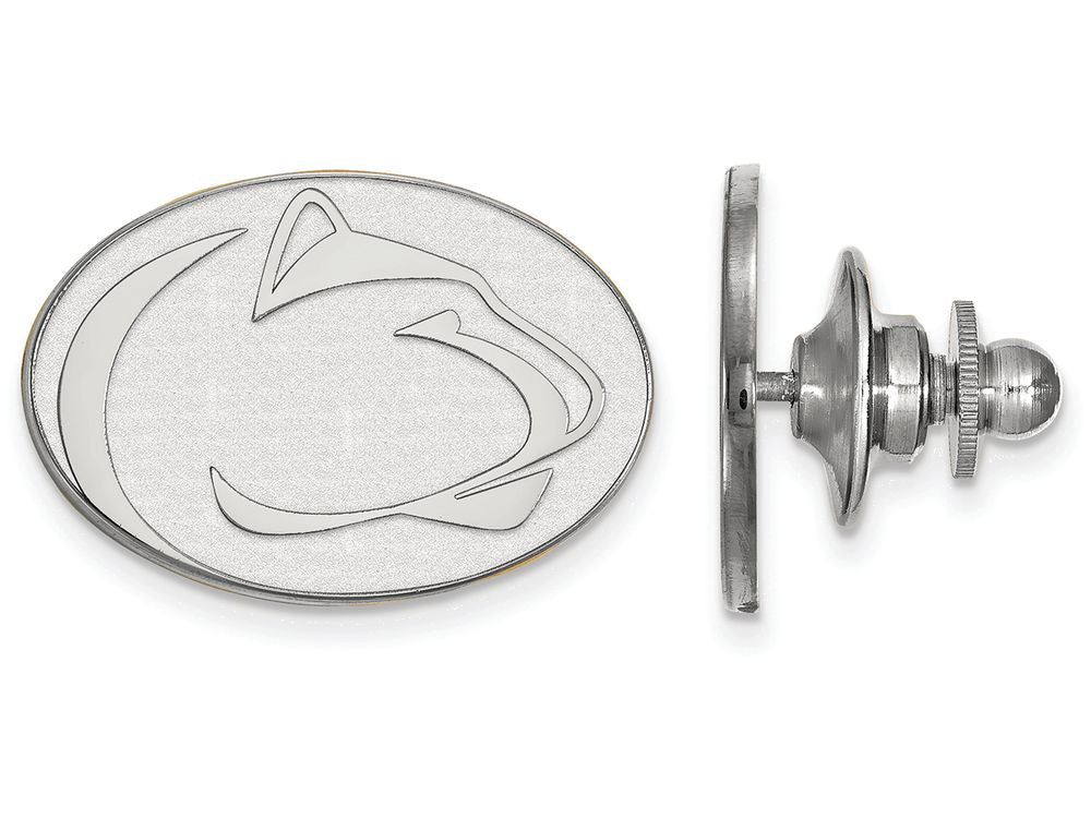 14k White Gold Logoart Penn State University Lapel Pin