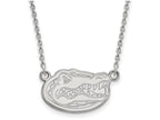 14k White Gold Logoart University Of Florida Small Pendant Necklace