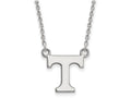14k White Gold Logoart University Of Tennessee Small Pendant Necklace