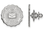 14k White Gold Logoart Central Michigan University Crest Lapel Pin