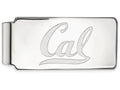 14k White Gold Logoart University Of California Berkeley Money Clip