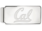 14k White Gold Logoart University Of California Berkeley Money Clip