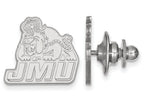 14k White Gold Logoart James Madison University Lapel Pin
