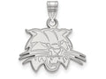 14k White Gold Logoart Ohio University Small Pendant