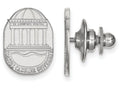 14k White Gold Logoart Coastal Carolina University Crest Lapel Pin