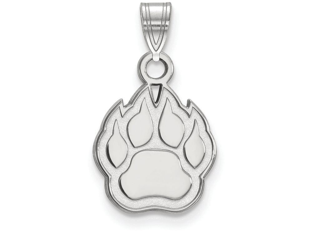 14k White Gold Logoart Northern Illinois University Small Pendant