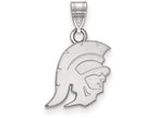 Logoart 14k White Gold University Of Southern California Small Pendant