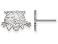 14k White Gold Logoart Ohio University Extra Small Post Earrings