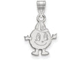 14k White Gold Logoart Syracuse University Small Pendant