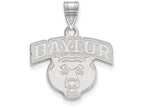 14k White Gold Logoart Baylor University Medium Pendant