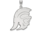 Logoart 14k White Gold University Of Southern California Extra Large  Pendant