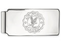 14k White Gold Logoart United States Air Force Academy Crest Money Clip
