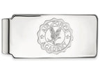 14k White Gold Logoart United States Air Force Academy Crest Money Clip