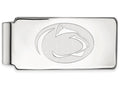 14k White Gold Logoart Penn State University Money Clip
