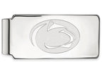 14k White Gold Logoart Penn State University Money Clip