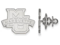 14k White Gold Logoart Marquette University Lapel Pin