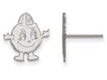14k White Gold Logoart Syracuse University Small Post Earrings