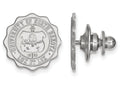 14k White Gold Logoart University Of North Dakota Crest Lapel Pin