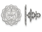 14k White Gold Logoart University Of North Dakota Crest Lapel Pin