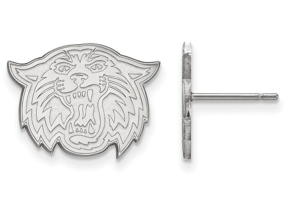 14k White Gold Logoart Villanova University Small Post Earrings